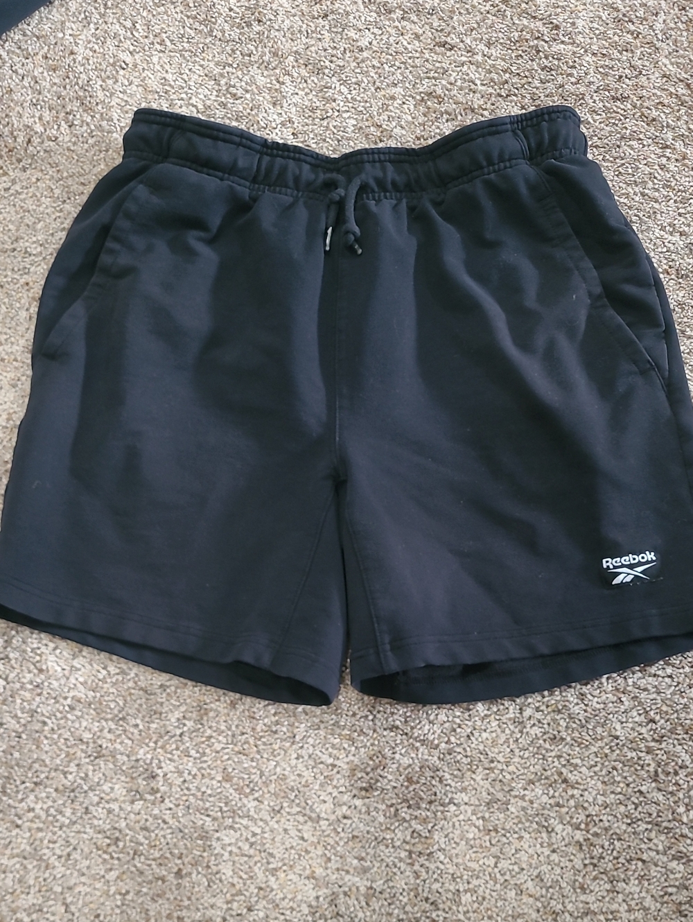 Reebok Black Men’s Athletic Drawstring Shorts